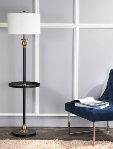 Evans 61" Metal LED End Table Floor Lamp - JONATHAN Y